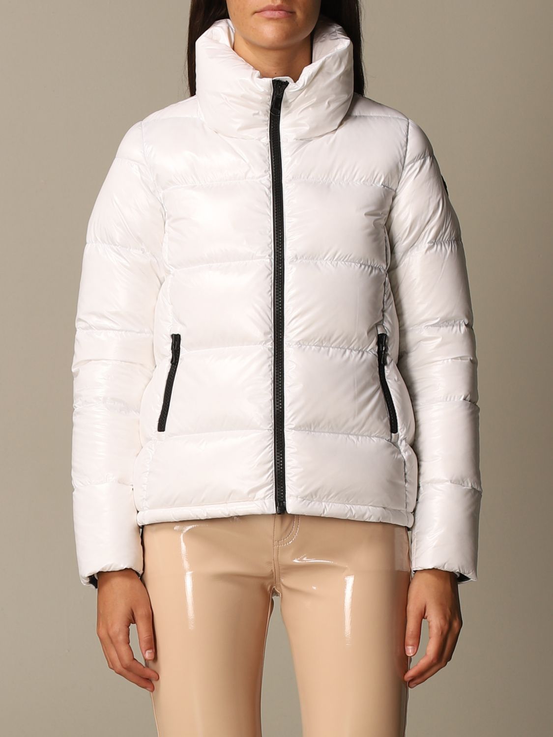 giubbotto bianco donna