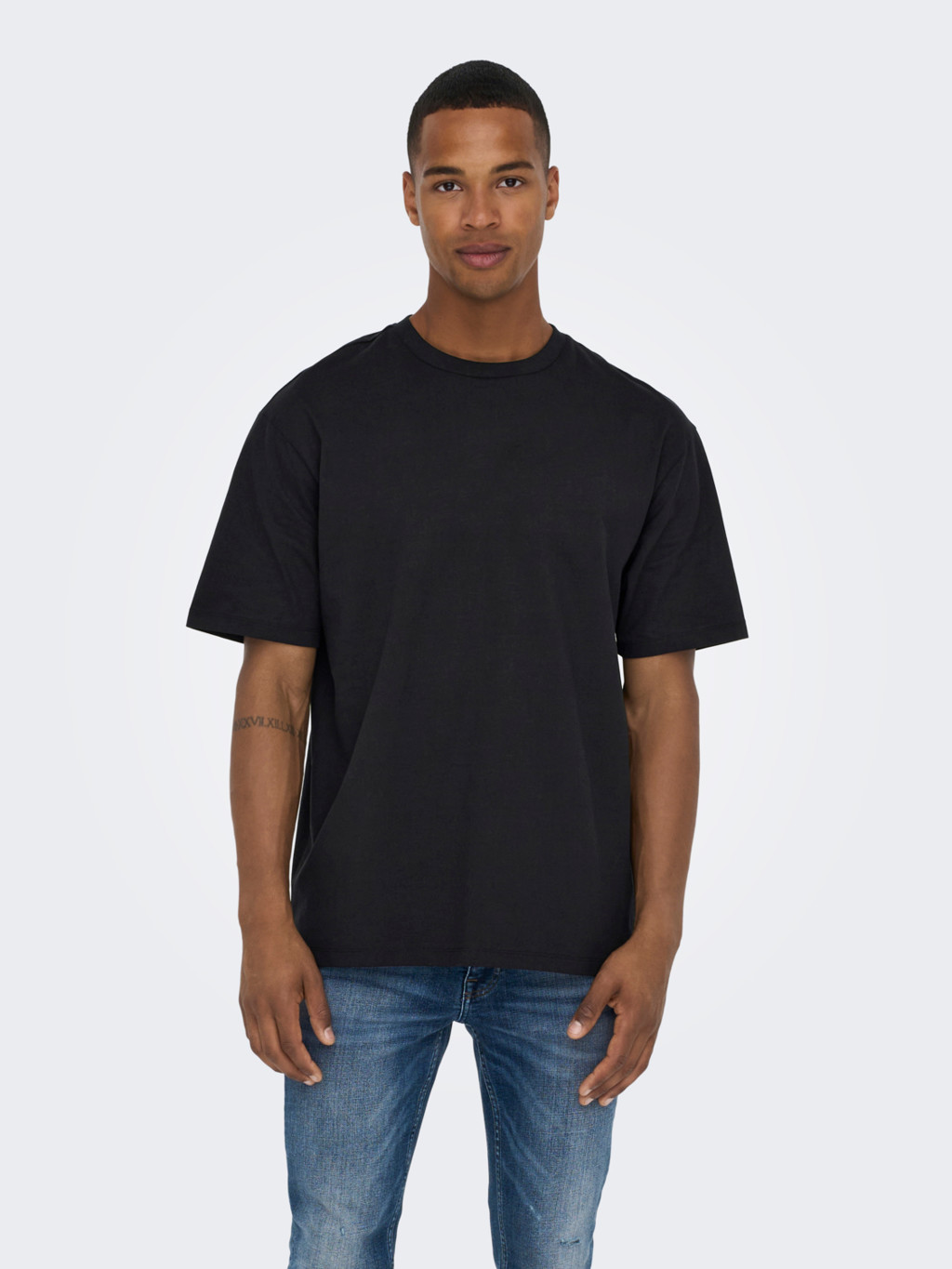 CLOTHING T-SHIRT ONLY&SONS 22022532/Black