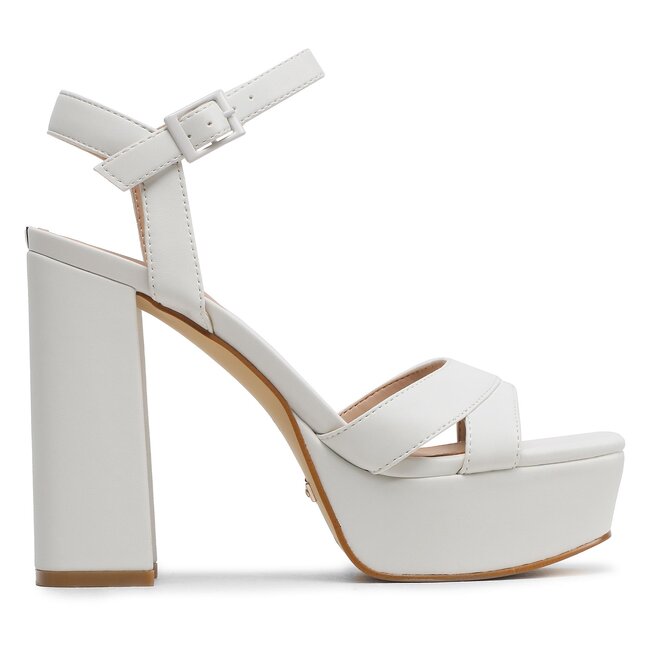 CALZATURE SCARPE CON TACCO GUESS FL6ZLEELE03 WHITE