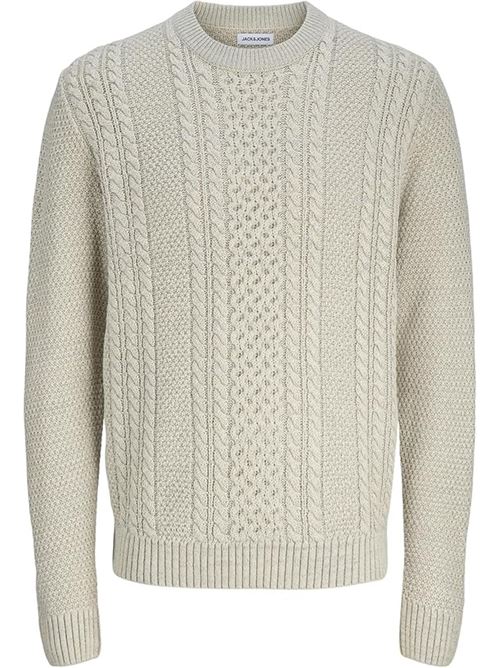 JACK AND JONES 12279334/White Melange