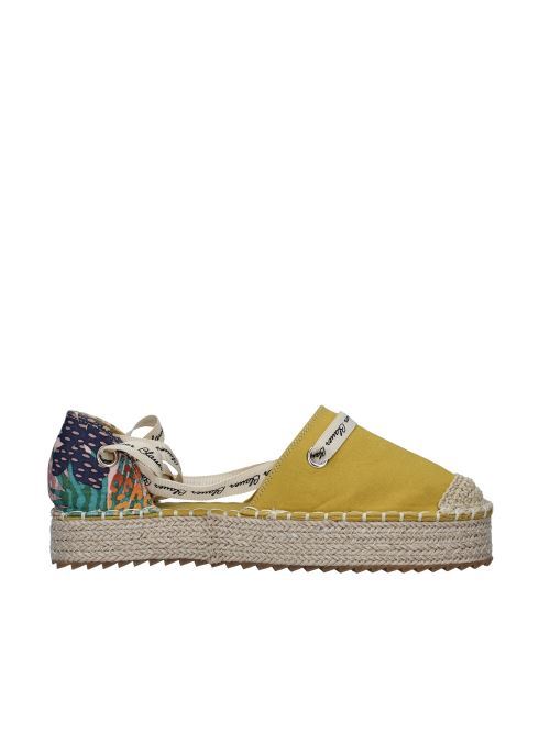 BLAUER S2SPRING02/FAN/OCHRE/FLOWERS