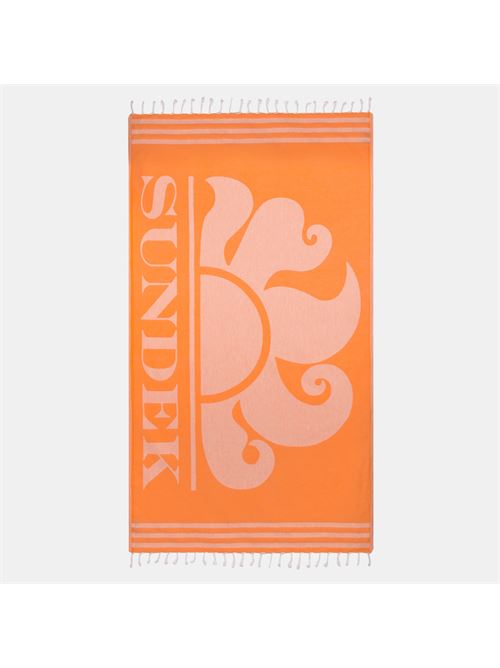 Asciugamano con stampaDSquared² in Cotone da Uomo colore Arancione Uomo Abbigliamento da Moda mare da Teli mare 