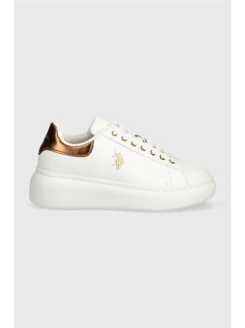 U.S. POLO ASSN BRITNY001W/4Y1/WHI-GOL04
