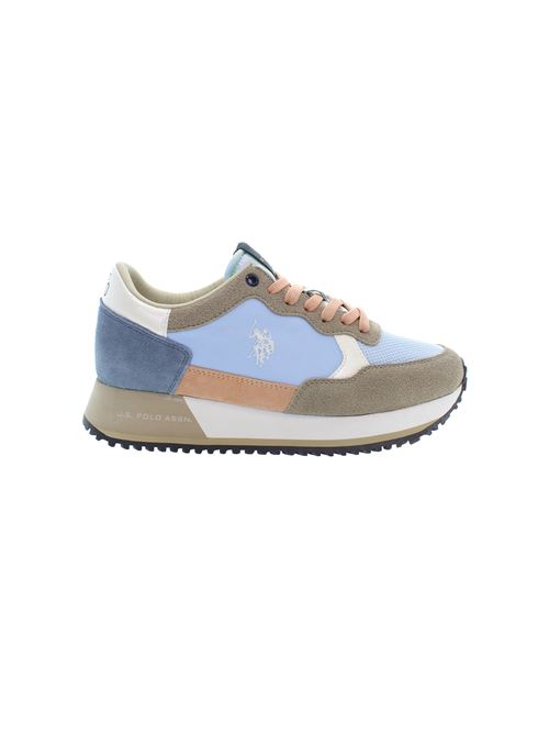 U.S. POLO ASSN SACHA002W-4ST1/LIGHT BLUE BEIGE